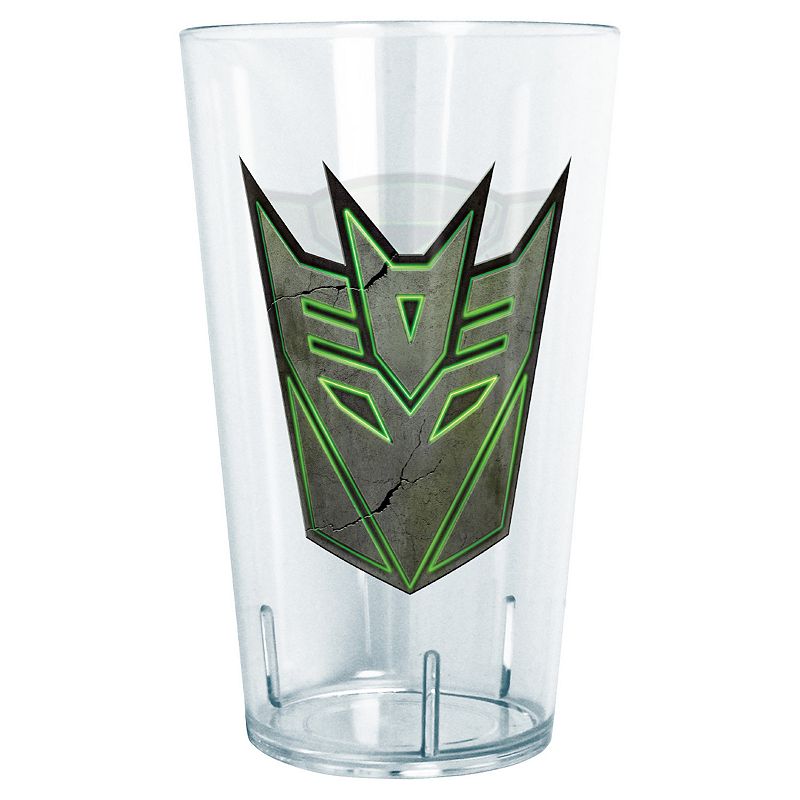 Transformers 7 Decepticons Autobots Emblems 24 oz. Tritan Tumbler