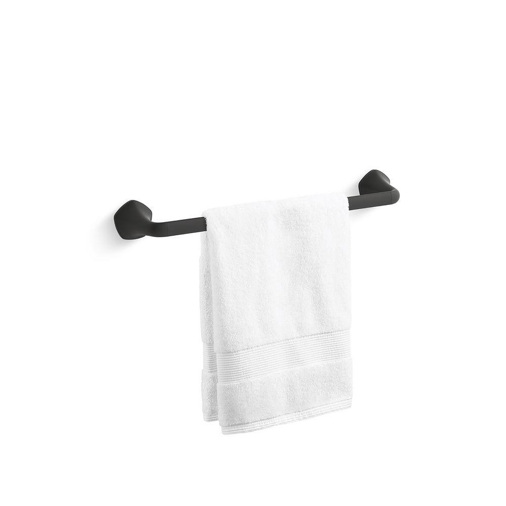 KOHLER Sundae 18 in. Towel Bar in Matte Black R31059-BL