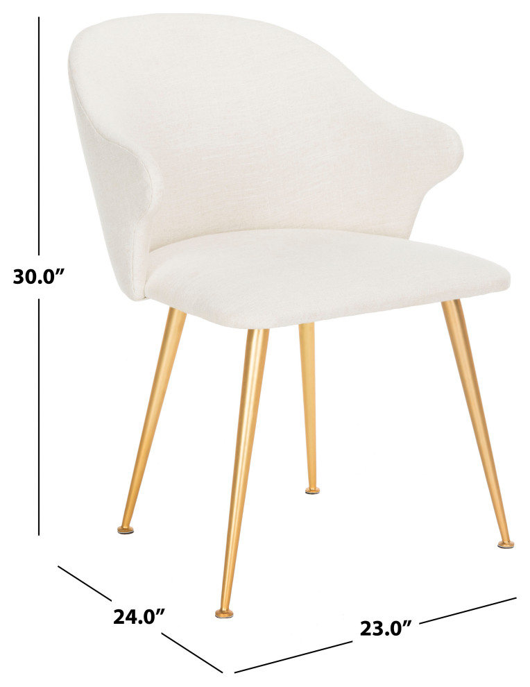 Safavieh Couture Edmond Arm Chair   Midcentury   Dining Chairs   by Safavieh  Houzz