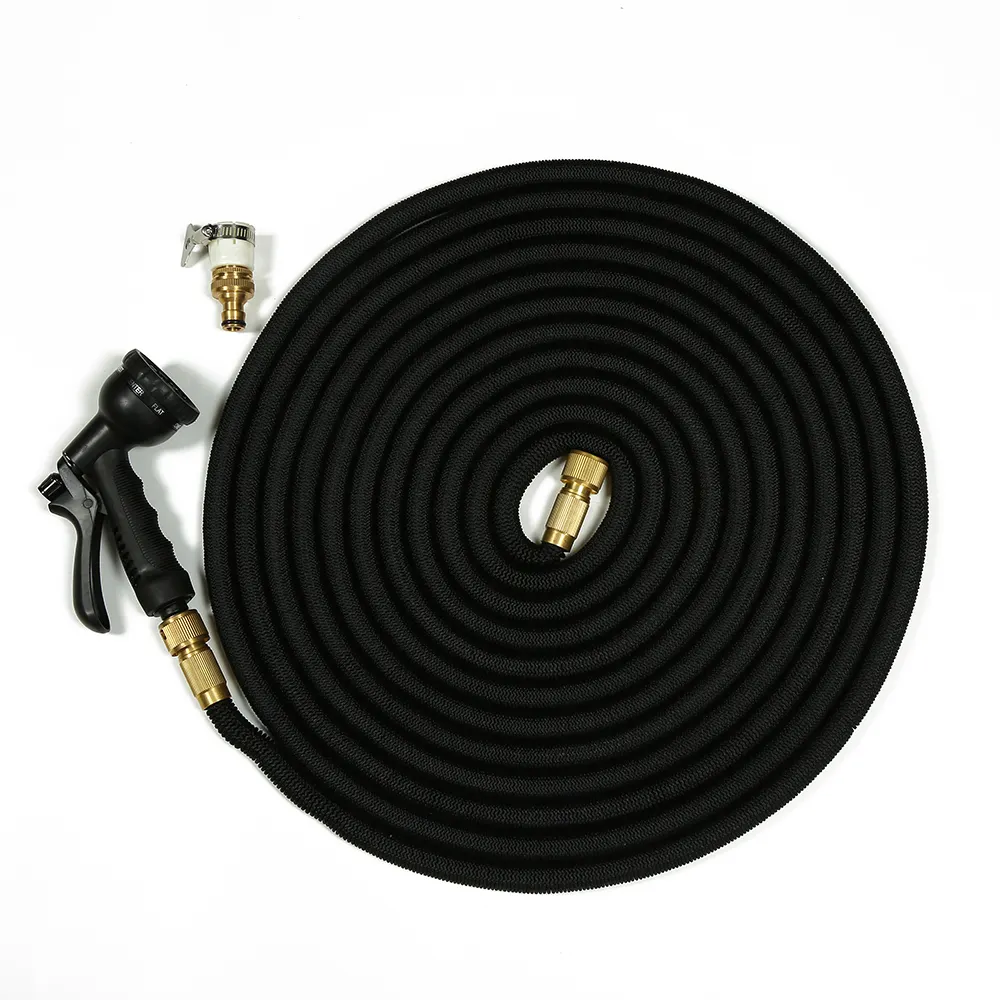 Factory supply quality 25ft 50ft 75ft 100ft size garden water hose Layer Latex expandable magic water hose