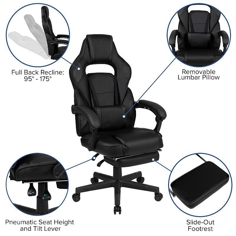 Flash Furniture X40 Gaming Racing Ergonomic Computer Chair