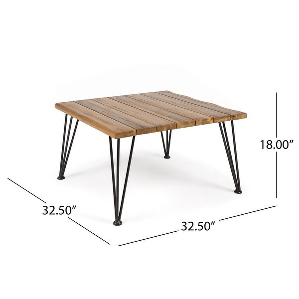 Patio Rustic Industrial Coffee Table