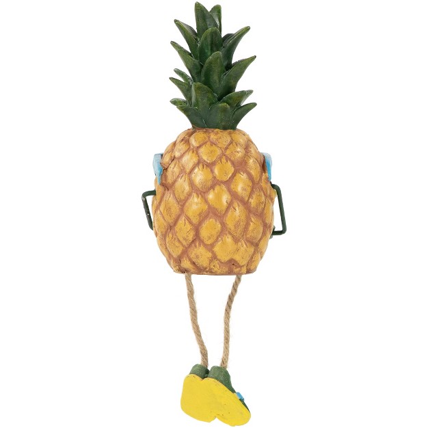 Tropical Pineapple Boy With Dangling Legs Figurine