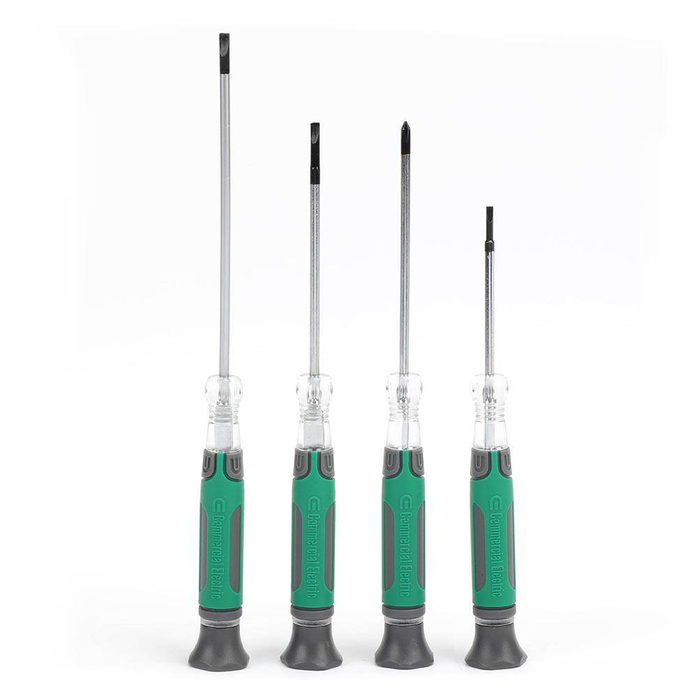 Commercial Electric Electrician's Precision Screwdriver (4-Piece) CE160142