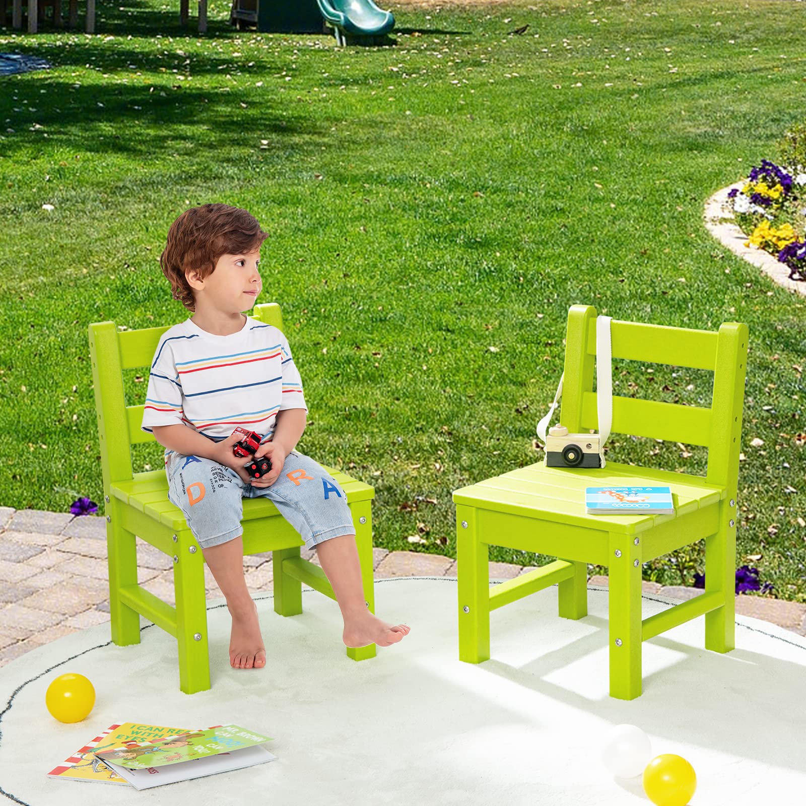 Costzon Kids Chair, 2PCS  Waterproof Toddler Chair