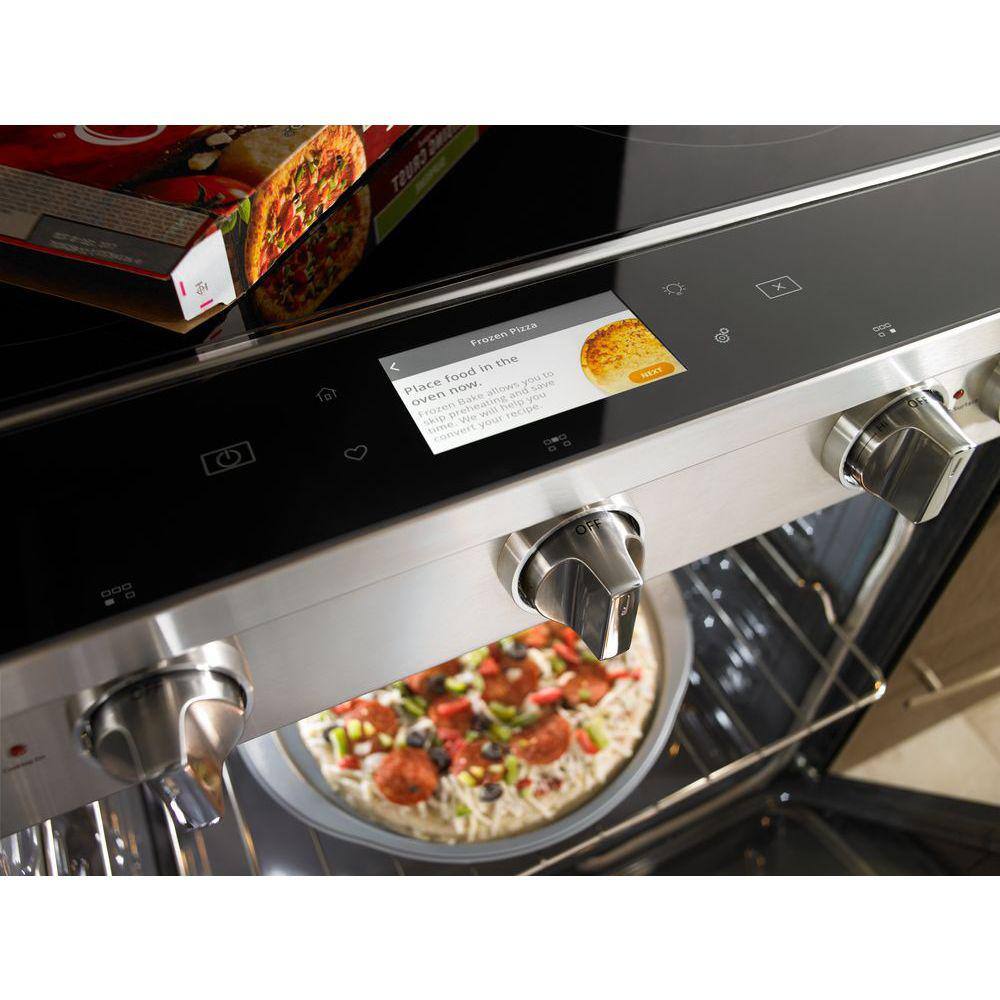 Whirlpool 5.8 cu. ft. Smart Slide-In Gas Range with Air Fry When Connected in Resistant Stainless Steel WEG750H0HZ