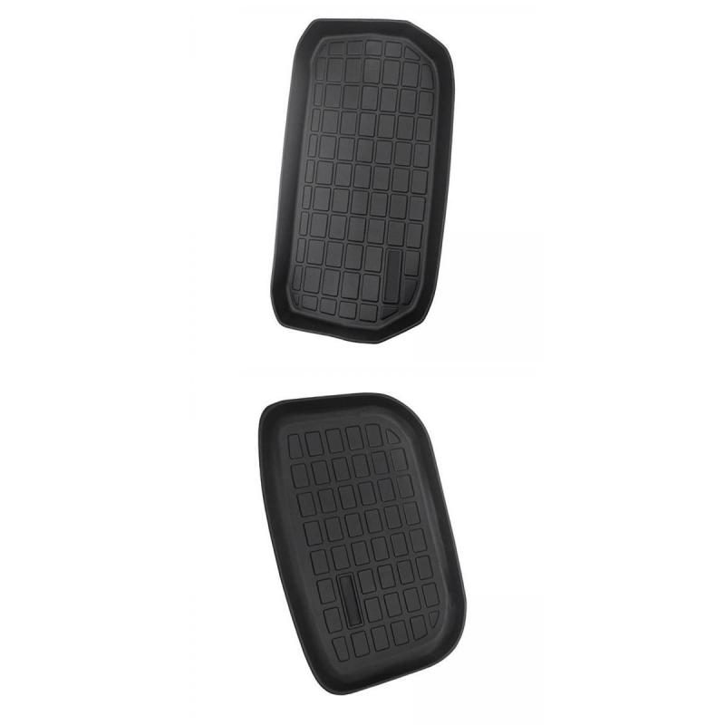 Front Rear Bottom Trunk Mats Waterproof for Tesla Model Y Replacement Acc