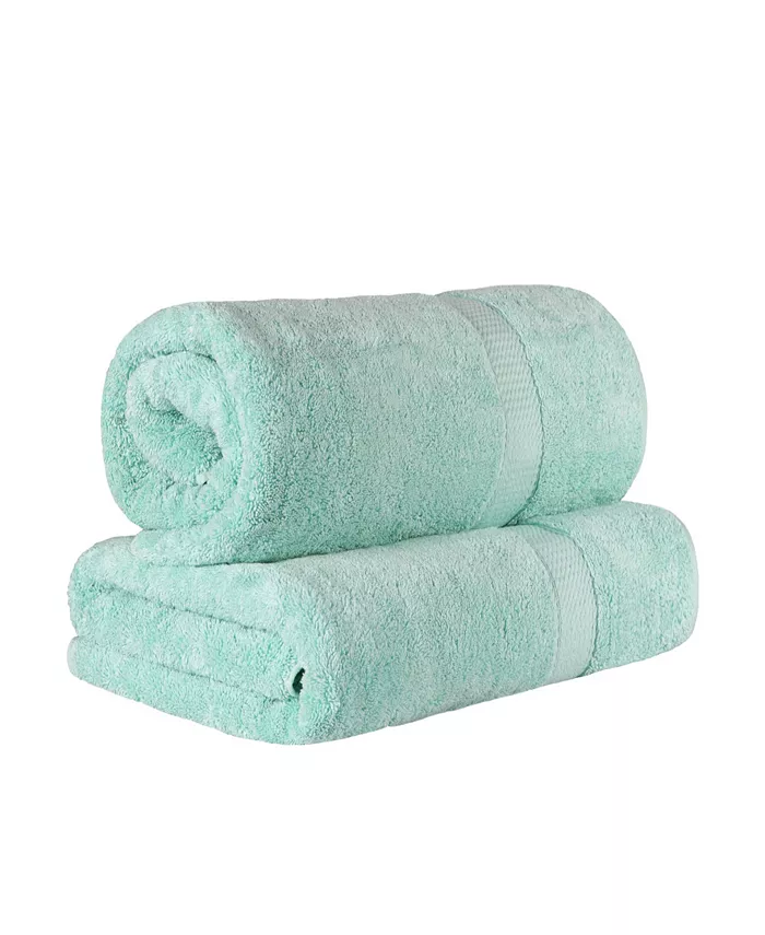 Superior Highly Absorbent Egyptian Cotton Ultra Plush Solid Bath Towel Set Collection