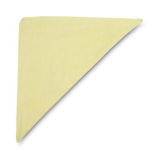 Rubbermaid Commercial Products 16 in. x 16 in. Light Commercial Yellow Microfiber Cloth (24-Count) RCP1820584