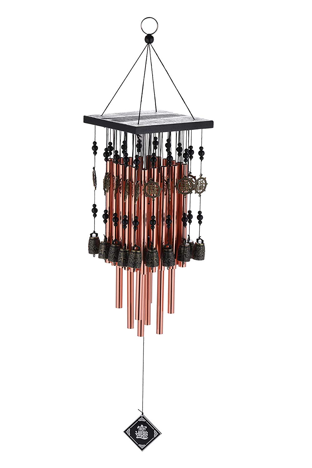 Metal Tube Large Wind Chime with Copper Bell