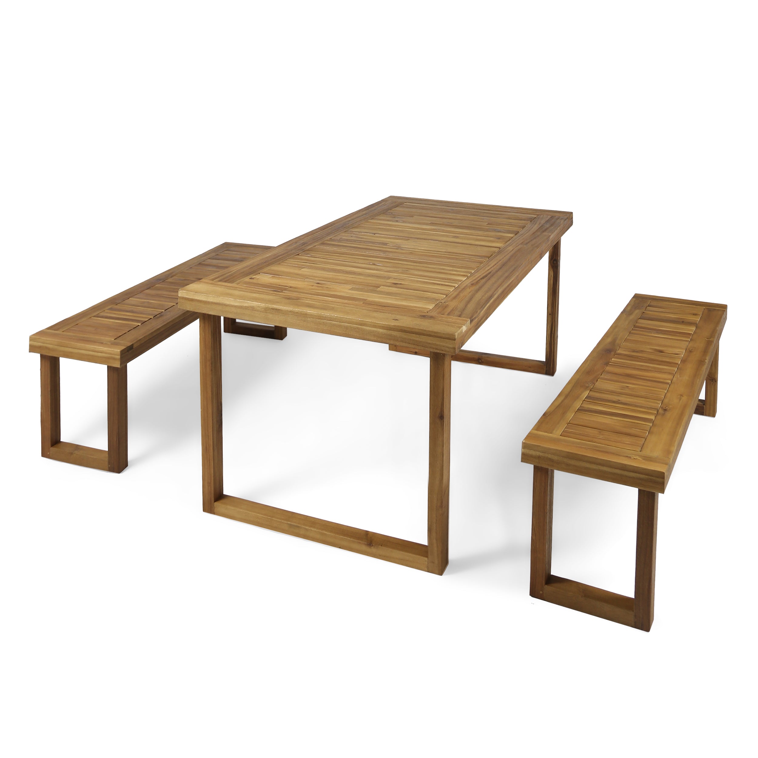 Vickers Outdoor Acacia Wood Picnic Set