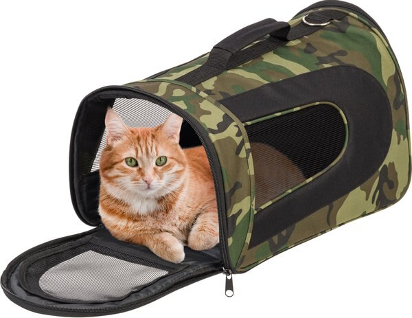 IRIS USA Soft Sided Cat and Dog Carrier with Shoulder Strap， 18-in