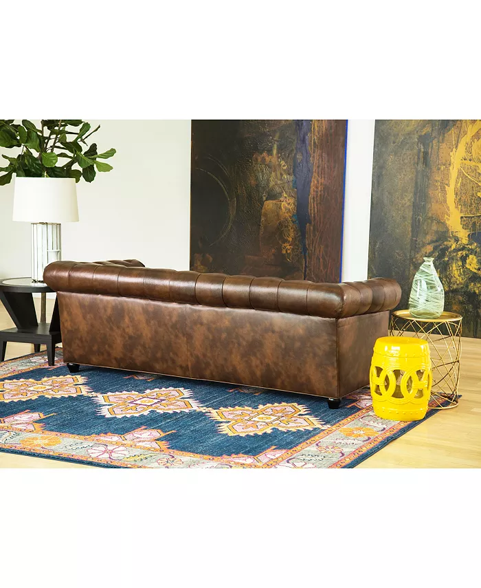 Abbyson Living Zoe 86 Leather Sofa