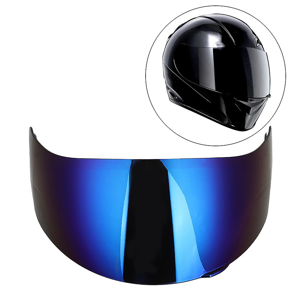 Full Face Motorcycle Helmet Visor Lens Windshield Replacement Fit For Agv K3sv K5 (blue)