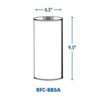 Culligan Universal Heavy-Duty Radial Flow Carbon Replacement Cartridge Water Filtration System RFC-BBSA