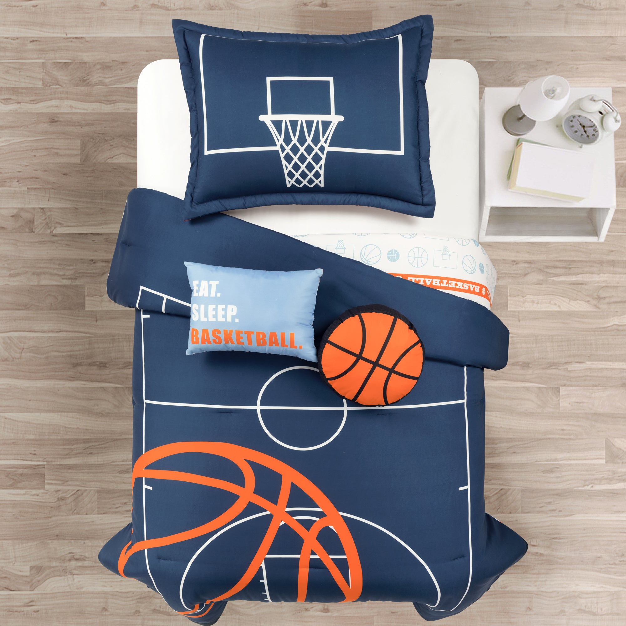 Basketball Game Reversible Comforter Set