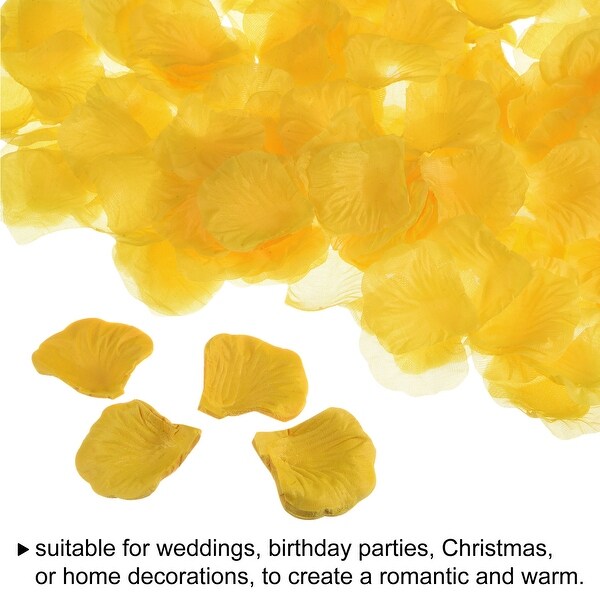 Silk Artificial Flower Petals，Faux Flowers 2 x 2 Inch Pack of 1000