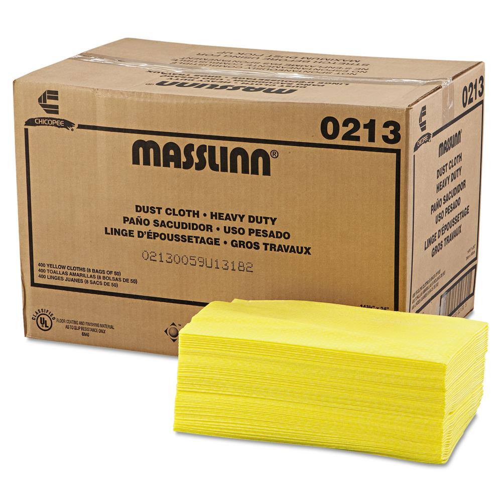 Chix 24 in. x 16 in. Yellow Masslinn Dust Cloths 400Count CHI0213