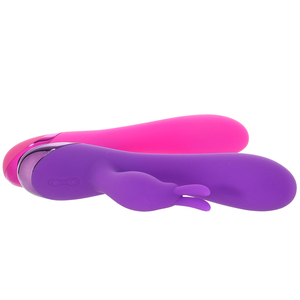 BOGO! Silicone Rabbit Vibes in Purple & Pink