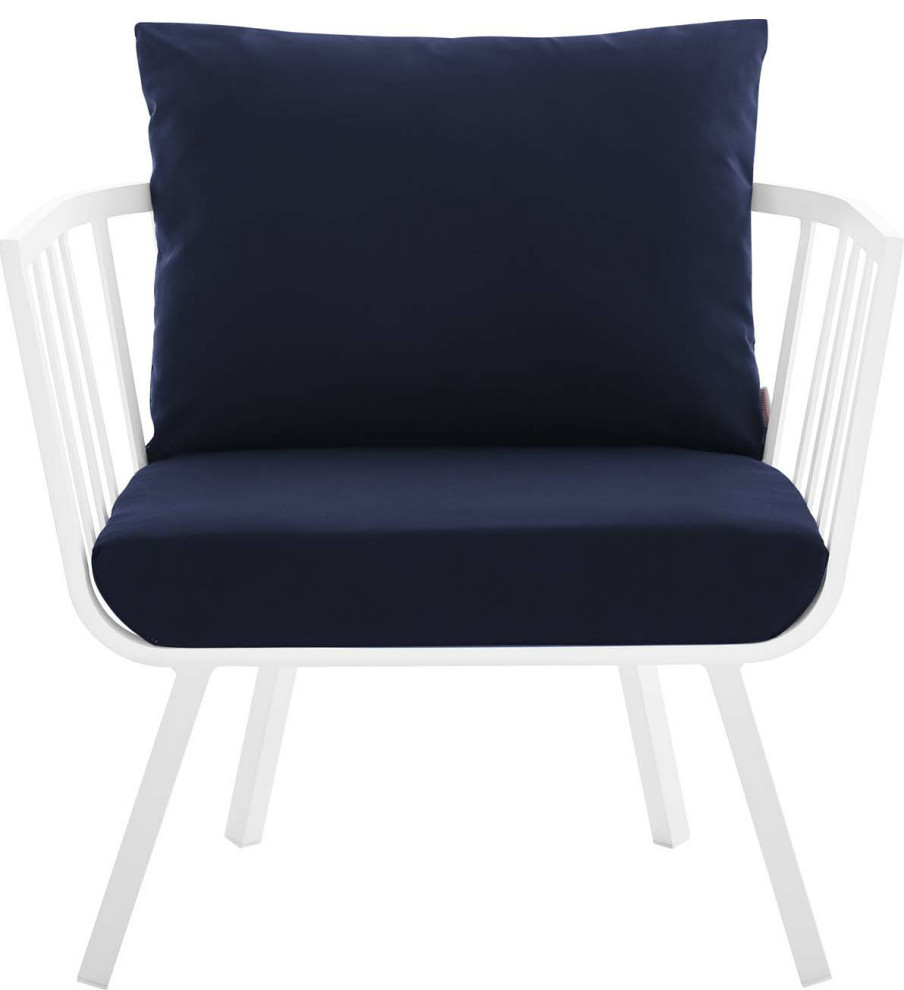 Pottawatomie Armchair   Contemporary   Outdoor Lounge Chairs   by HedgeApple  Houzz