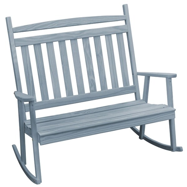 Pine Double Classic Porch Rocker