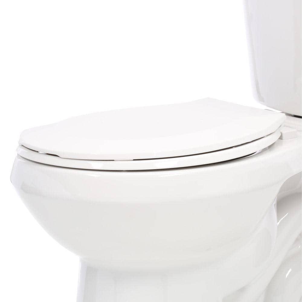 Glacier Bay 2piece 11 GPF16 GPF Dual Flush Round Toilet in White