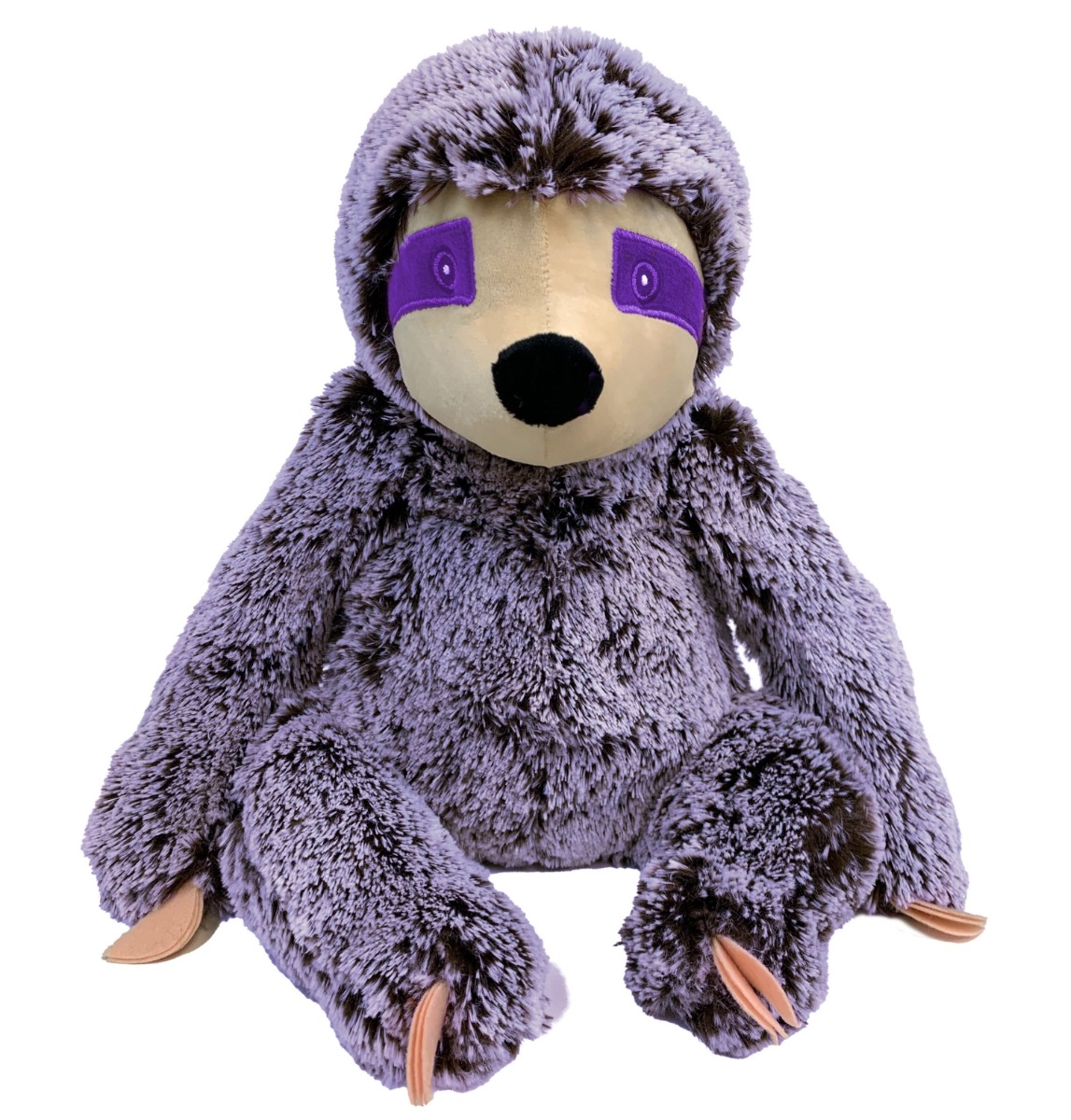 multipet Jumbo Purple Sloth Dog Toy