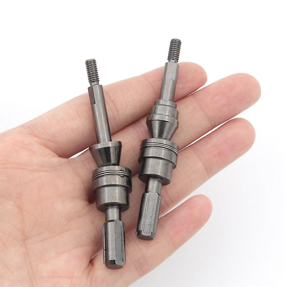 4pcs Metal Front And Rear Drive Shaft Cvd For 1/10 Slash Stampede Hoss Vxl Rc Car Parts，grey