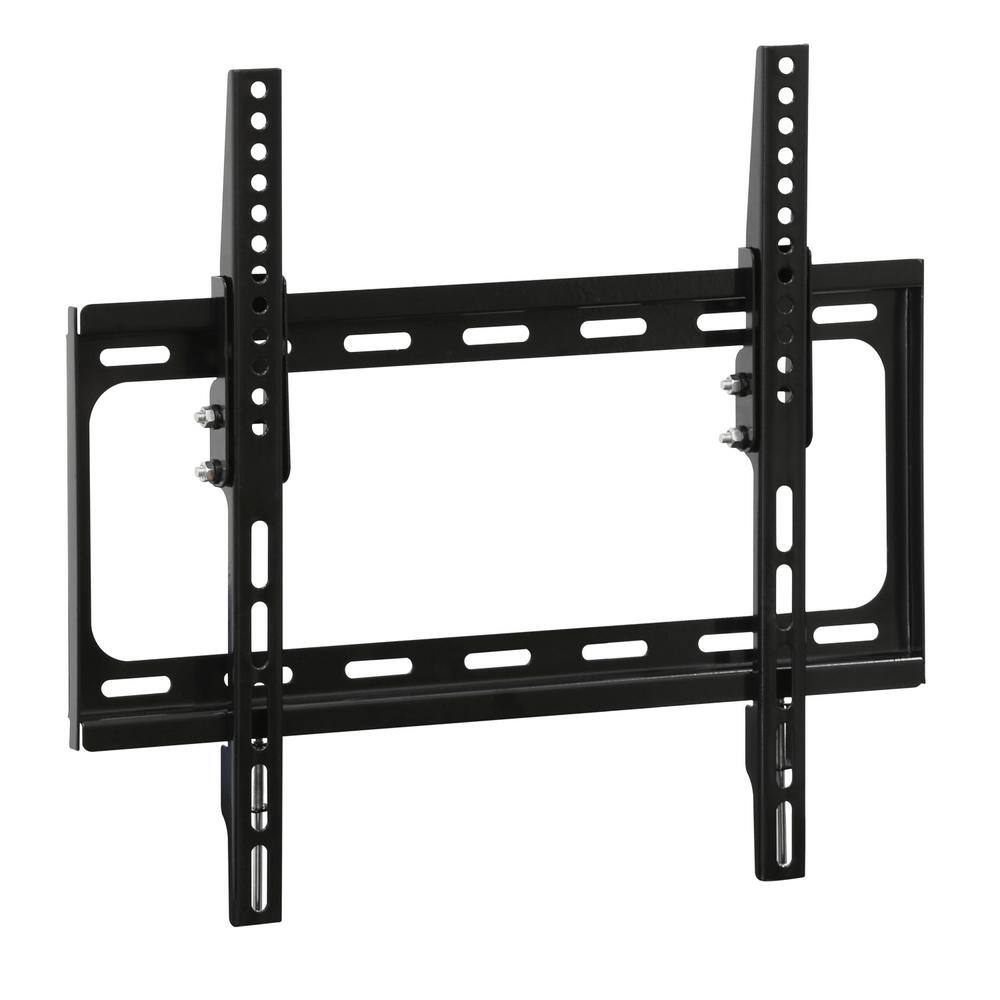 Furinno Modern Wall Mount TV Bracket for TV in Black FRLB001BK