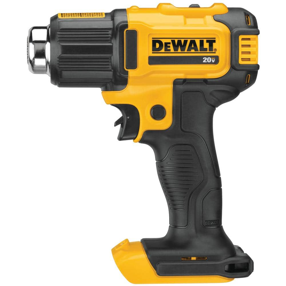 DEWALT 20V MAX Cordless Compact Heat Gun with Flat and Hook Nozzle Attachments DCE530B