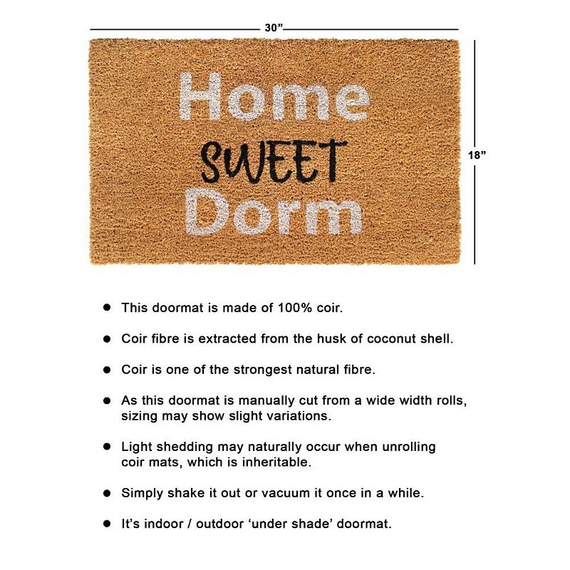 RugSmith Home Sweet Dorm Doormat