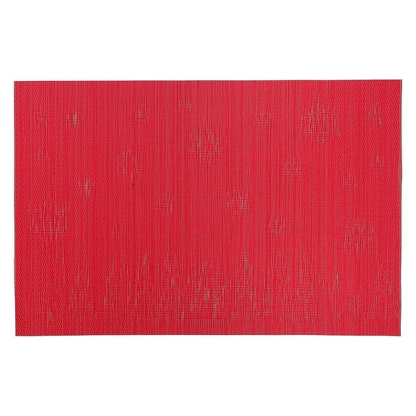 Vinyl Placemat (Winter Forest) (Red)