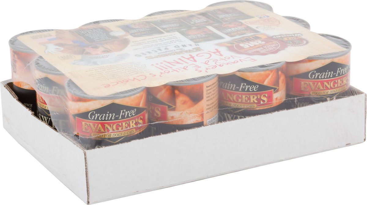 Evanger's Grain-Free Sweet Potato Canned Dog and Cat Food Supplement