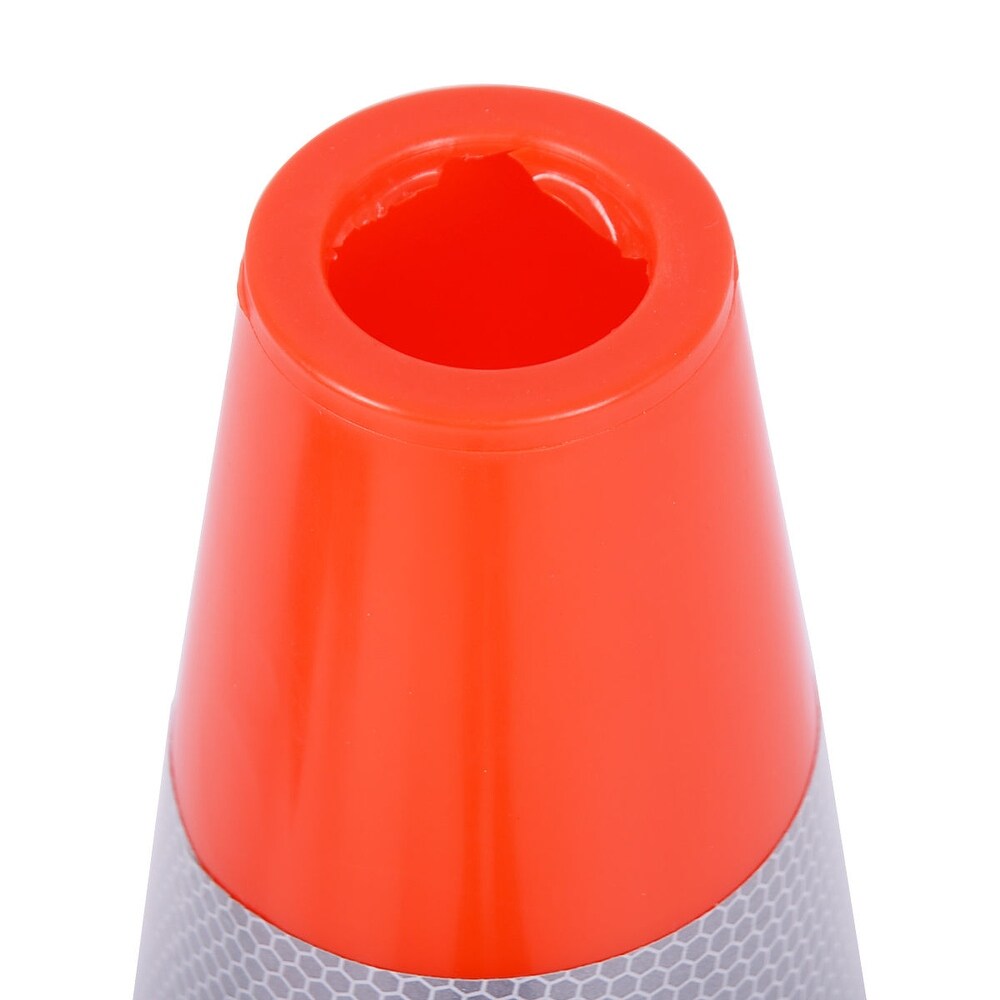 Costway 5PCS Traffic Cones 18'' Slim Fluorescent Reflective Road