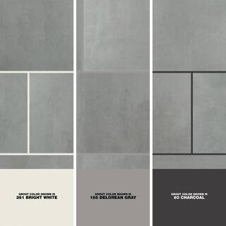 MSI Cementino Gray 11.81 in. x 23.56 in. Matte Porcelain Concrete Look Floor and Wall Tile (14 sq. ft.Case) NHDCEMGRA1224