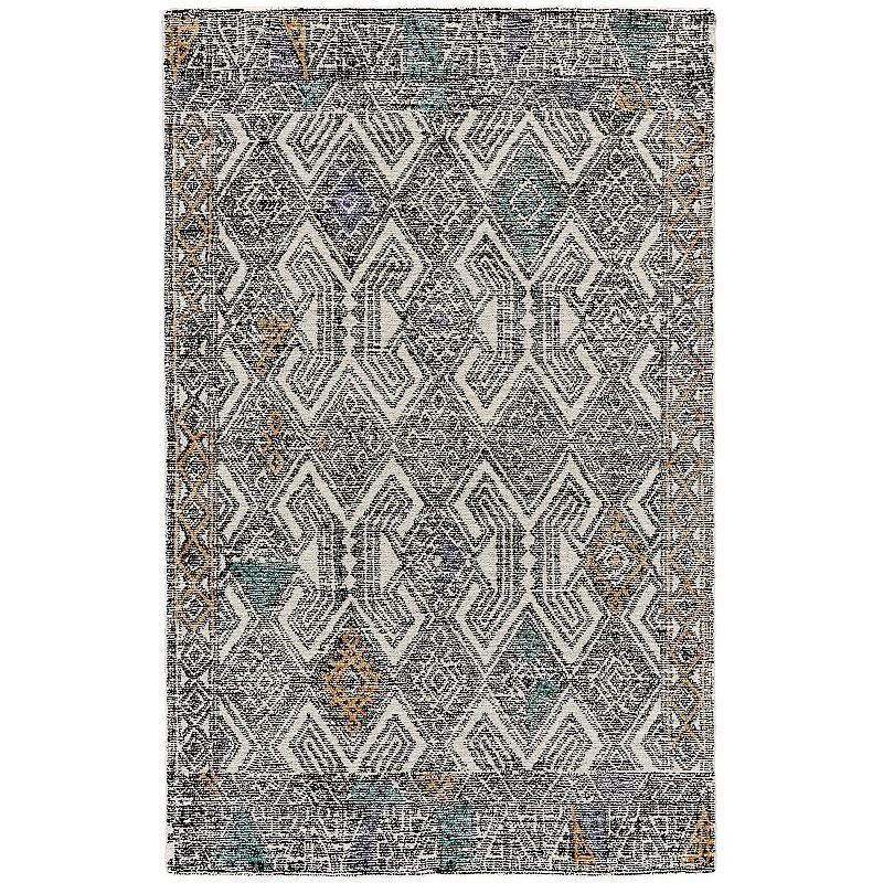 Weave and Wander Binada Black Area Rug