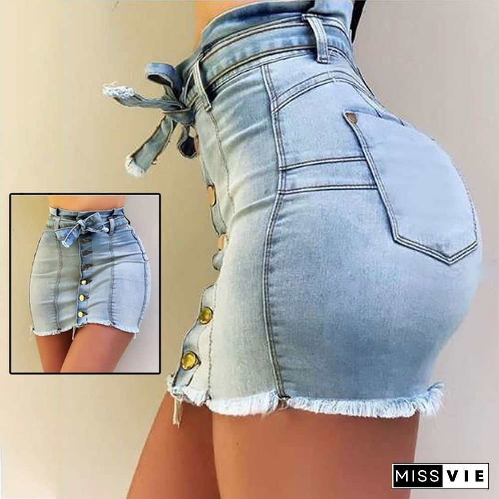 Women's Denim Skirts Soft comfortable Strengthy Elasticity Short Skirts for Women