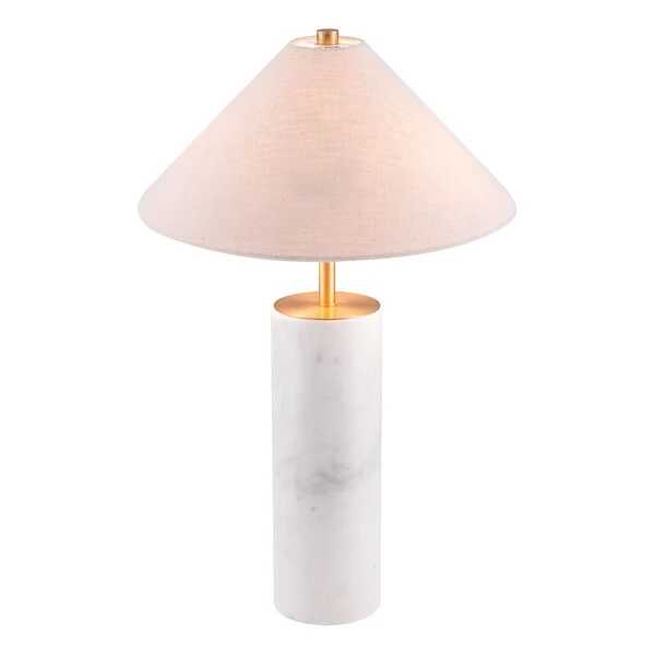 Aspen Park Table Lamp Beige and White