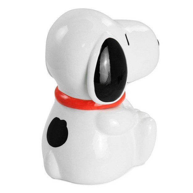 Gibson Peanuts Classic Snoopy Cookie Jar In White