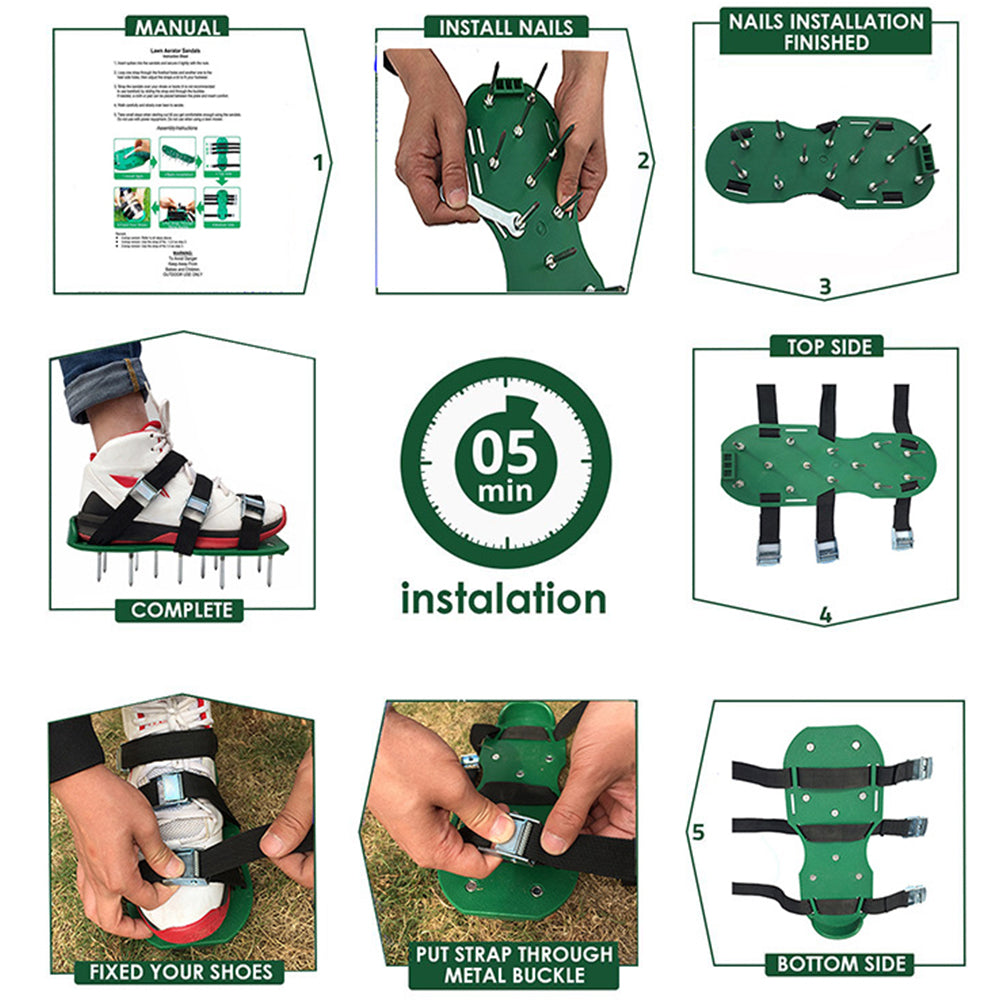 Lawn Aerator Shoes 2.2