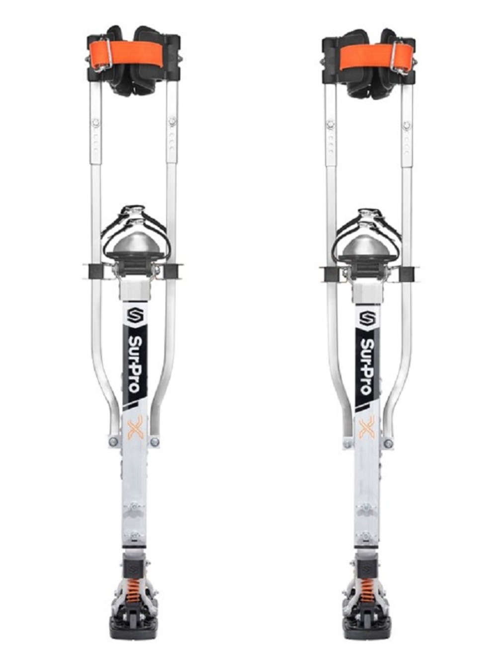 SurPro Premium Stilts Flex Foot Twin Sided Aluminum Size 21-31 ;