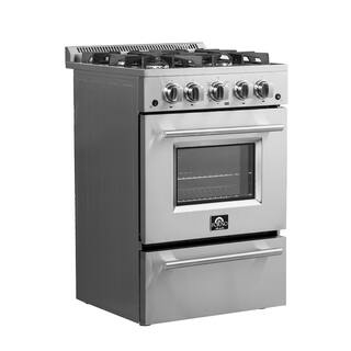 Forno Breno - 24 in. Gas Range 4 Sealed Burners FFSGS6272-24