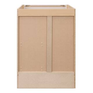 Glacier Bay Hampton 24 in. W x 21 in. D x 33.5 in. H Bath Vanity Cabinet without Top in White HWH24D