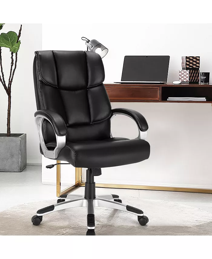 Costway Executive High Back Computer Desk Chair Adjustable