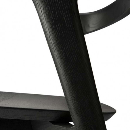 Chaise en chêne noir vernis Bok Ethnicraft - Mobilier intérieur - Mobilier - GRIIN