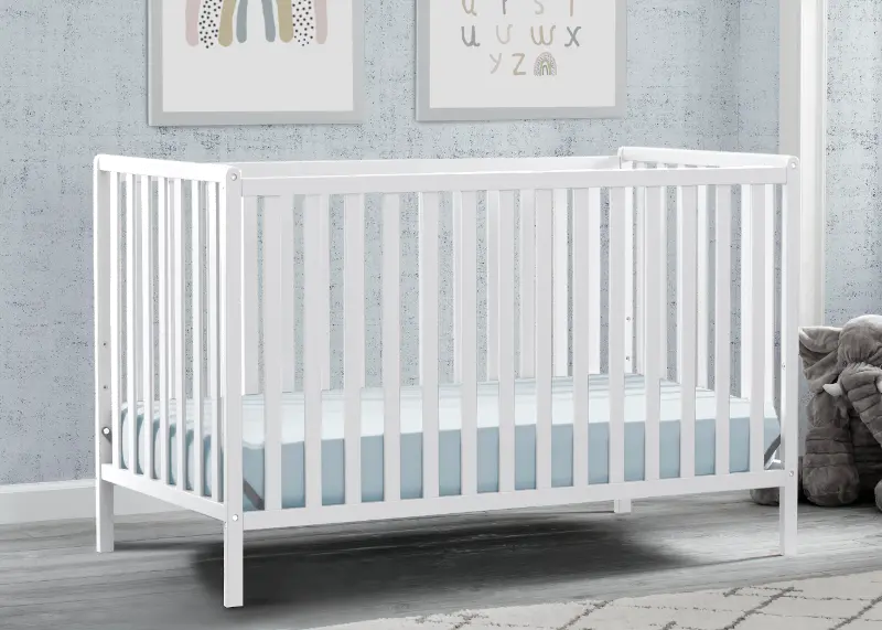 Heartland White 4-in-1 Convertible Crib