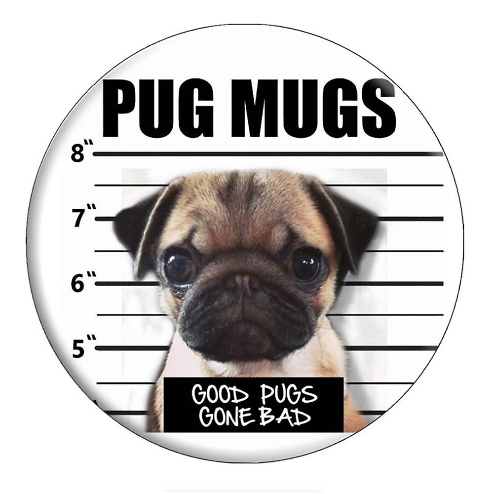 Car Pug Sticker Waterproof Bumper Decal Creative Cute Cartoon Pvc Motorcycle Accessories Stickers For Truck Windshield Laptop Wall