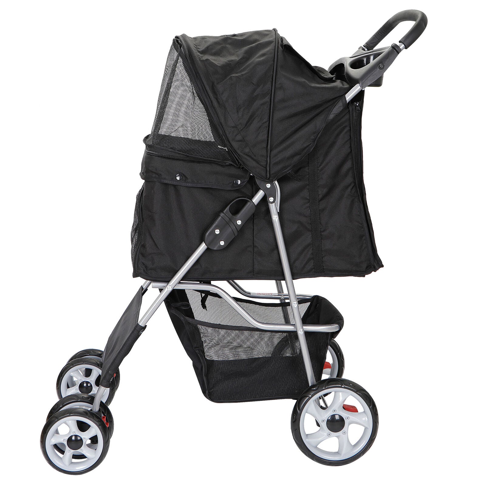 Portable Foldable Pet Stroller with Carrier Cart for Traveling with Dogs and Cats