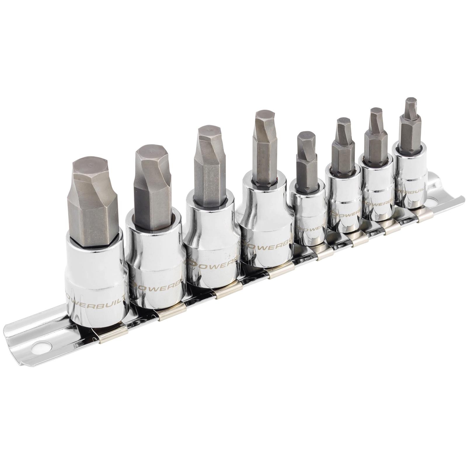 Powerbuilt Tools 240093 Powerbuilt Zeon Hex Bit Socket Sets