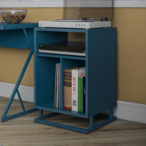 The Novogratz Regal Turntable Stand / End Table